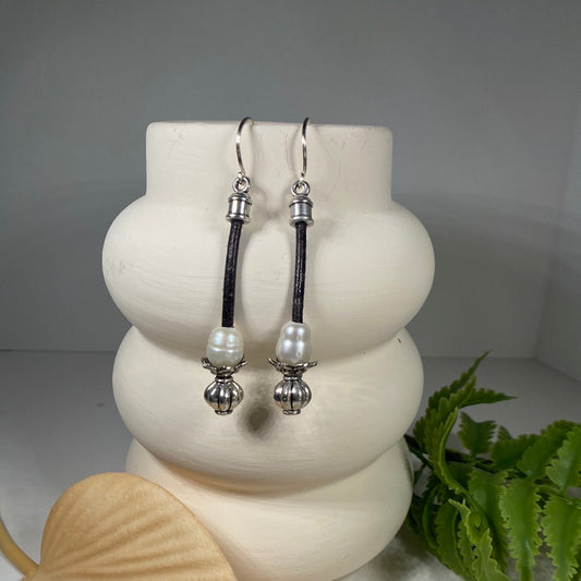 Fresh Water Pearl Hanging Earrings