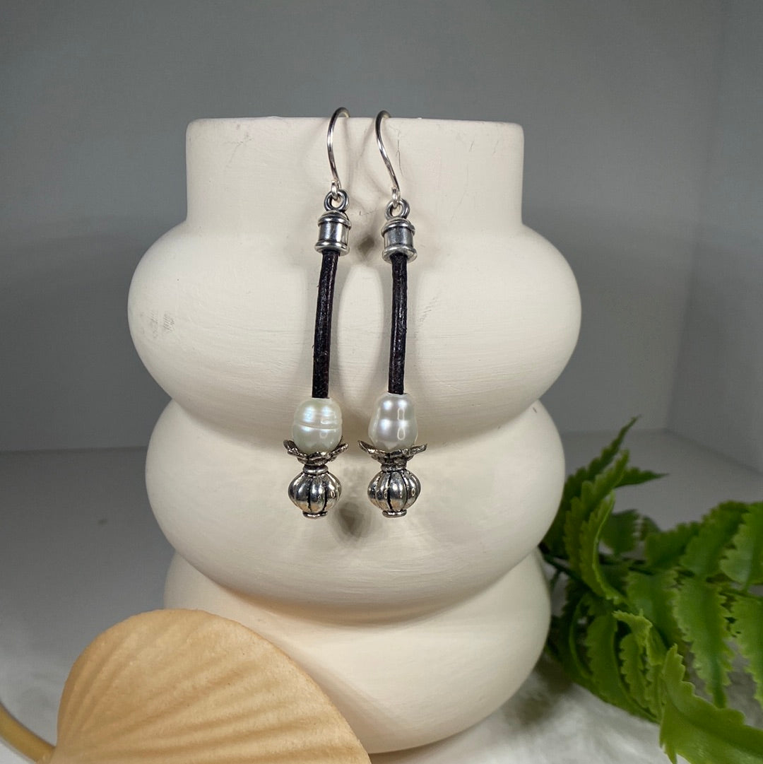 Fresh Water Pearl Hanging Earrings