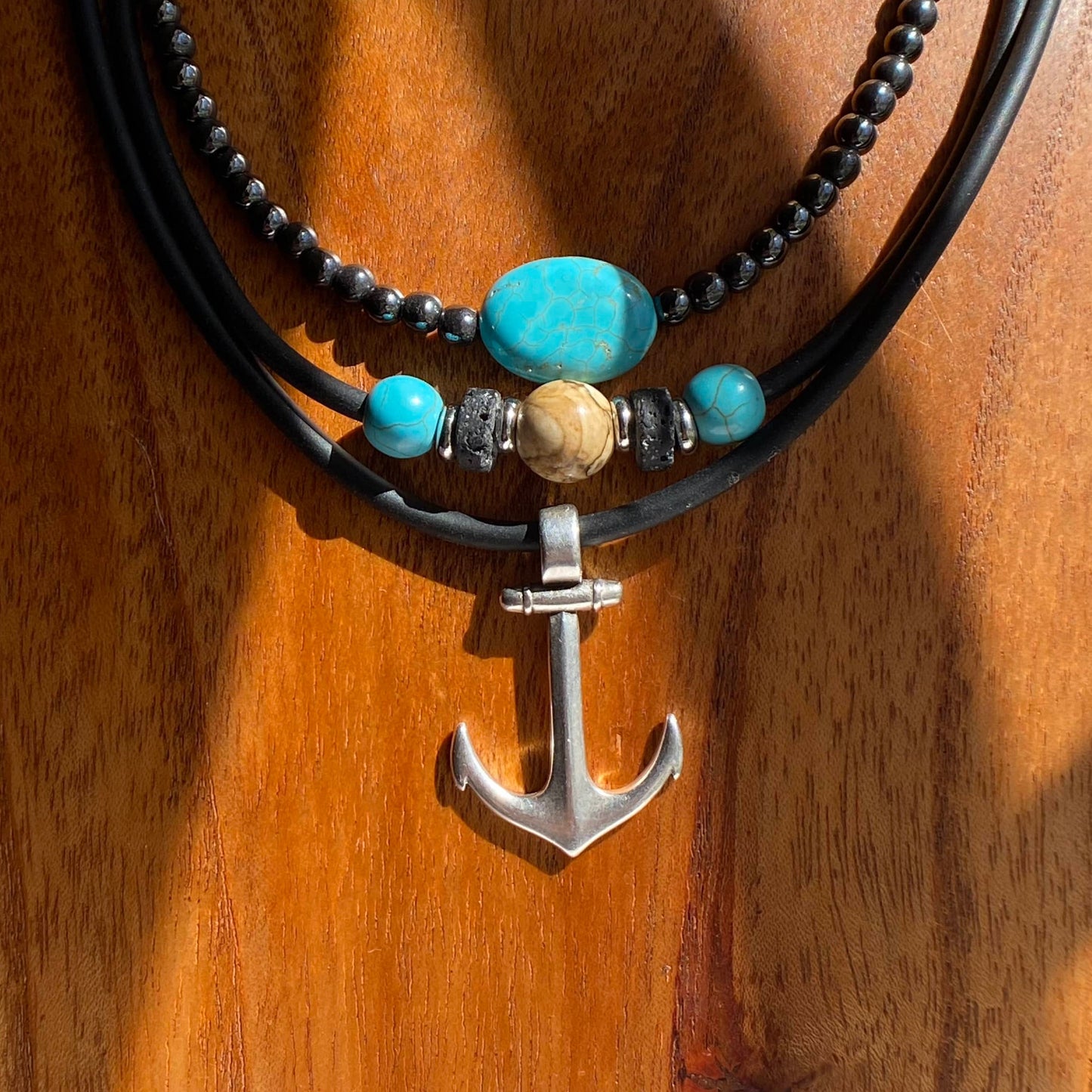 Anchor Pendant Necklace Choker